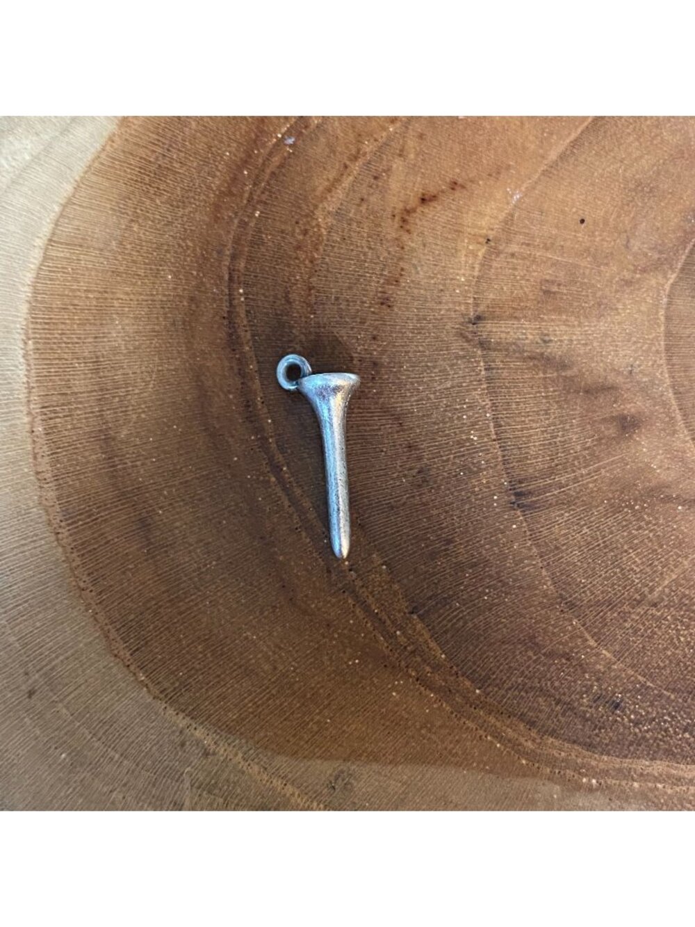 RETIRED James Avery Golf Tee Charm, Sterling Silver